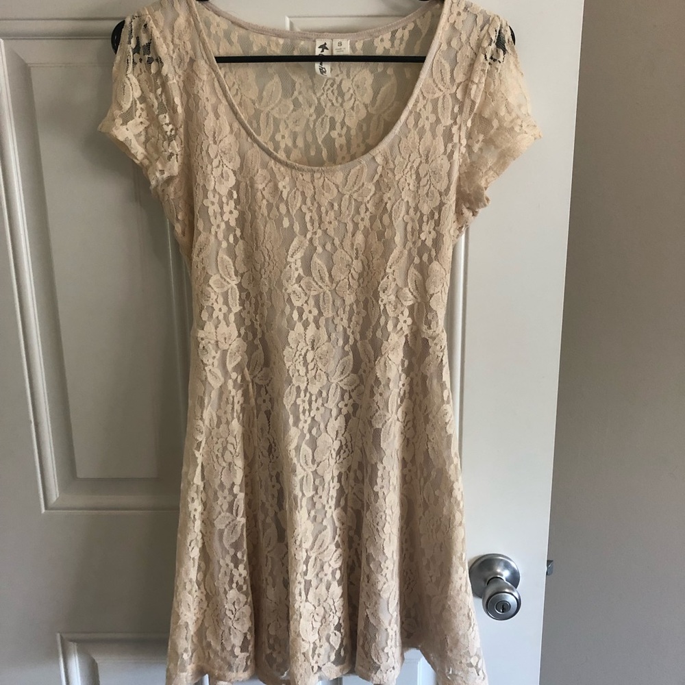 Cream colored dress